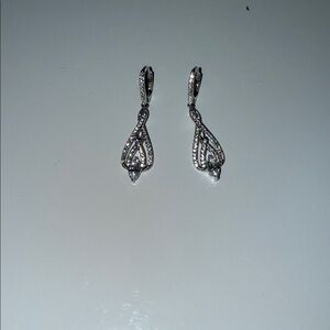 Elegant Silver Drop Earrings